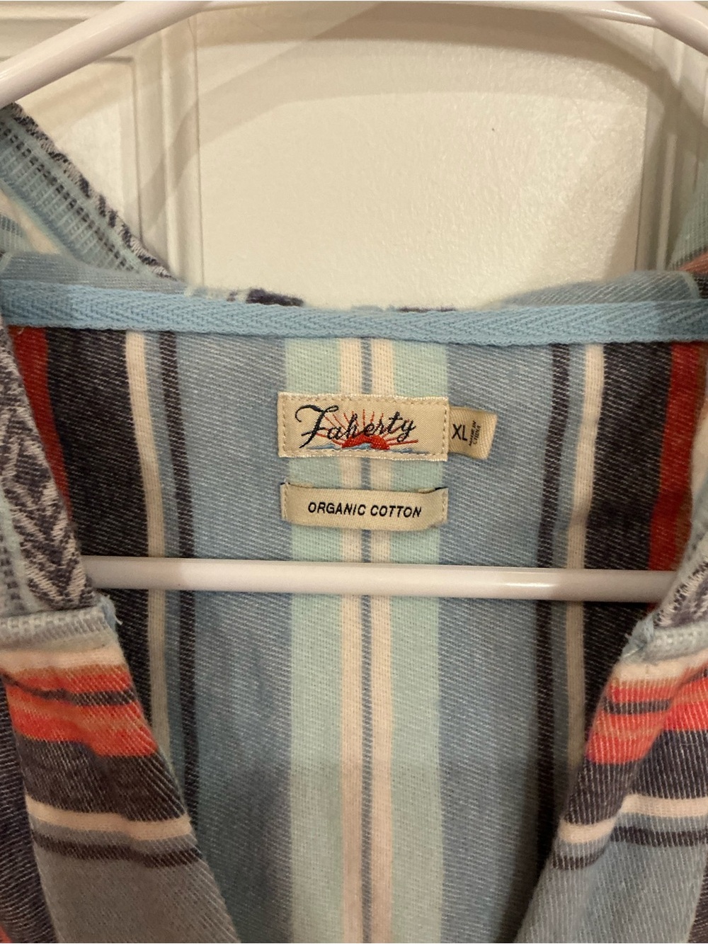 Faherty x Doug Good Baja poncho pullover sz XL - Picture 3 of 6